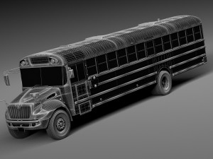 IC CE Series Schoolbus 2015 3D 모델