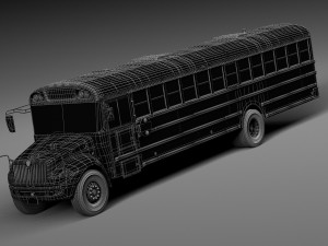 IC CE Series Schoolbus 2015 3D 모델
