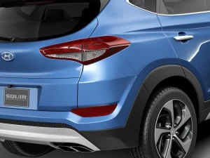 Hyundai Tucson 2016 3D Model