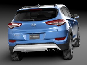 Hyundai Tucson 2016 3D Модель