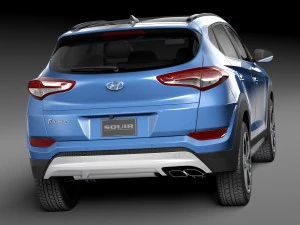 Hyundai Tucson 2016 3D Model