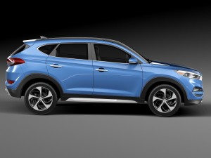 Hyundai Tucson 2016 3D Модель