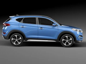 Hyundai Tucson 2016 3D Model