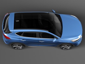 Hyundai Tucson 2016 3D Модель