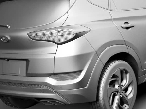 Hyundai Tucson 2016 3D Model