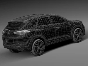 Hyundai Tucson 2016 3D Model