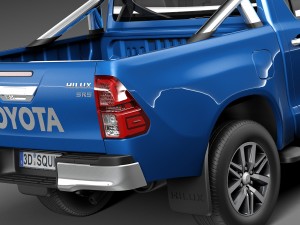 Toyota Hilux Double Cab 2016 Modelo 3D