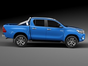 Toyota Hilux Double Cab 2016 Modelo 3D