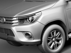 Toyota Hilux Double Cab 2016 Modelo 3D