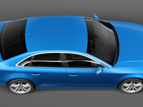 Audi A4 Sedan 2016 3D 模型