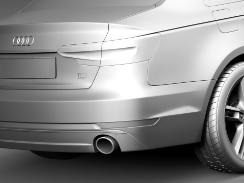 Audi A4 Sedan 2016 3D 模型
