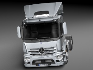 Mercedes-Benz Antos 2015 Semi Truck 3D Model
