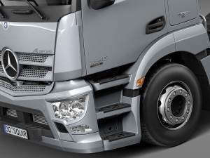 Mercedes-Benz Antos 2015 Semi Truck 3D Model