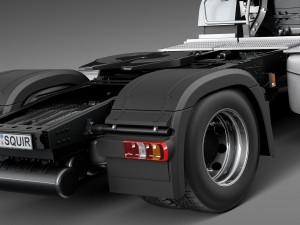 Mercedes-Benz Antos 2015 Semi Truck 3D Model