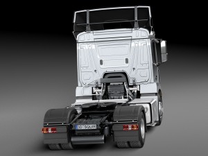 Mercedes-Benz Antos 2015 Semi Truck 3D Model