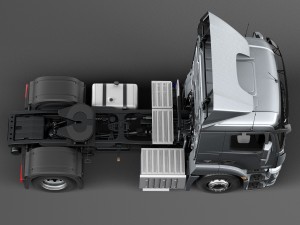 Mercedes-Benz Antos 2015 Semi Truck 3D Model