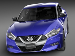 Nissan Maxima 2016 Modèle 3D