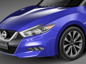 Nissan Maxima 2016 Modèle 3D