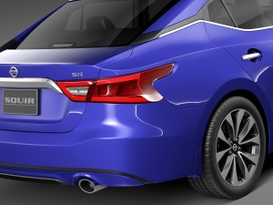 Nissan Maxima 2016 Modèle 3D
