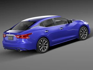Nissan Maxima 2016 3D Model