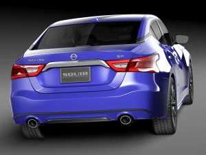 Nissan Maxima 2016 3D Model