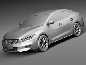 Nissan Maxima 2016 3D Model