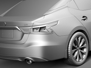 Nissan Maxima 2016 Modèle 3D