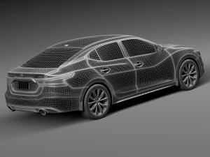 Nissan Maxima 2016 3D Model