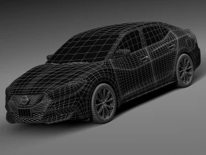Nissan Maxima 2016 3D Model