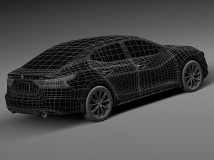 Nissan Maxima 2016 Modèle 3D