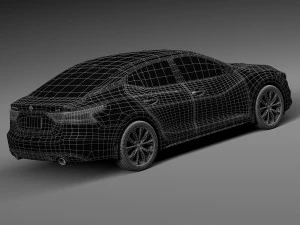 Nissan Maxima 2016 3D Model