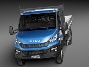 Iveco Daily Chassis Cab Pickup 2015 3D Модель
