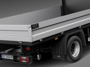 Iveco Daily Chassis Cab Pickup 2015 3D Model
