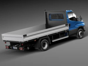 Iveco Daily Chassis Cab Pickup 2015 3D Model