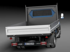 Iveco Daily Chassis Cab Pickup 2015 3D Model
