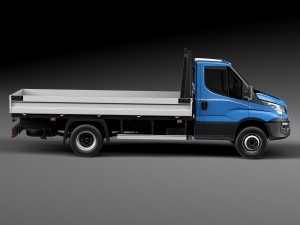 Iveco Daily Chassis Cab Pickup 2015 3D Модель