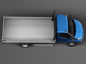 Iveco Daily Chassis Cab Pickup 2015 3D Модель