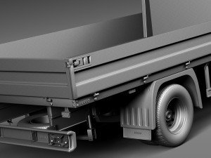Iveco Daily Chassis Cab Pickup 2015 3D Модель