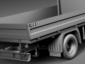 Iveco Daily Chassis Cab Pickup 2015 3D Model