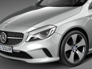 Mercedes-Benz A-Class 2016 3D Модель
