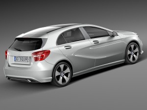 Mercedes-Benz A-Class 2016 3D Модель
