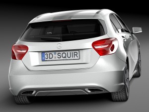 Mercedes-Benz A-Class 2016 3D Модель