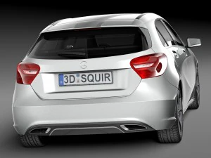 Mercedes-Benz A-Class 2016 3D Model