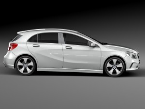 Mercedes-Benz A-Class 2016 3D Модель