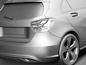 Mercedes-Benz A-Class 2016 3D Модель