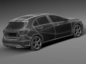Mercedes-Benz A-Class 2016 3D Model