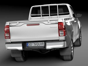 Toyota Hilux Cabine Simples 2016 Modelo 3D