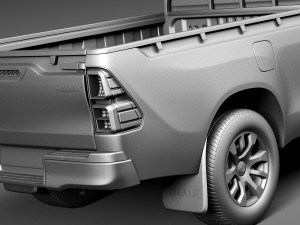 Toyota Hilux Single Cab 2016 3Dモデル