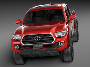 Toyota Tacoma TRD Double Cab 2016 3D Modell