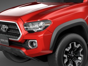Toyota Tacoma TRD Double Cab 2016 3D Modell